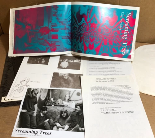 Screaming Trees - Clairvoyance 1986, Velvetone Records VST86002 + Poster **