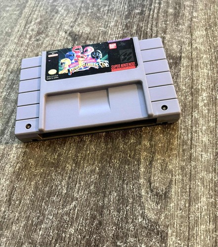 Mighty Morphin Power Rangers (Super Nintendo SNES, 1994) Tested Works! - Picture 3 of 4