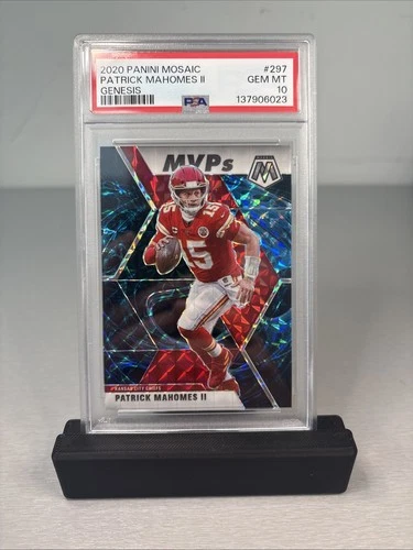 2020 Panini Mosaic Patrick Mahomes ll MVPs Genesis PSA 10