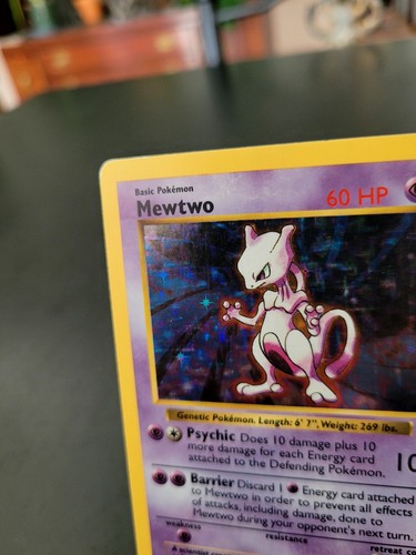 Mewtwo Base Set Shadowless 10/102 Lp Condition - Picture 2 of 8