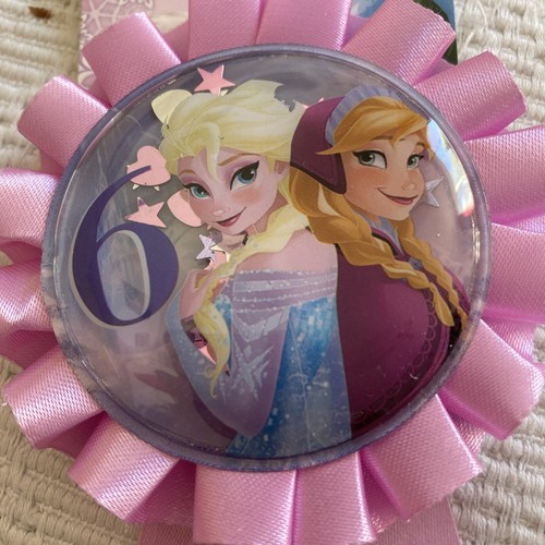Disney Frozen- 6th  Birthday Badge - Picture 2 of 3