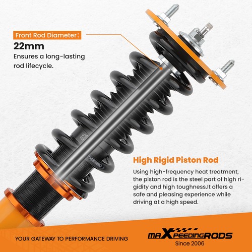 Maxpeedingrods Coilovers 24 Way Adjustable Suspension Kit For Lexus LS400 90-94 - Picture 12 of 17