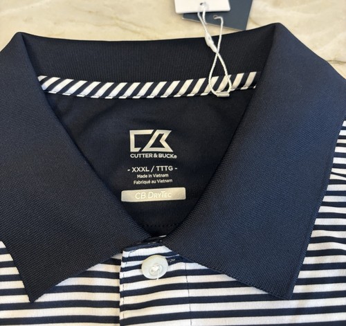 Men’s Cutter and Buck West Virginia Mountaineers Golf Polo - NWT - Size 3XL - Picture 3 of 8