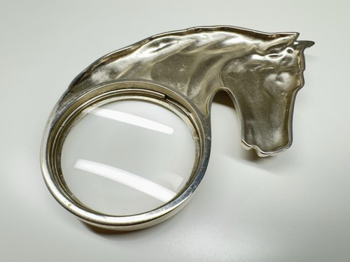 beautiful vintage horse head rare magnifying glass - Picture 4 of 12
