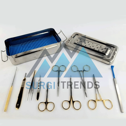 Blepharoplasty Kit Plastic Surgery High Quality Instruments Kit Set of 11 & 8Pcs - Picture 2 of 6
