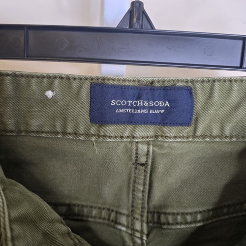 Pantalones de mezclilla para hombre Scotch & Soda Ralston botón verde mosca talla 28W 32L - Imagen 8 de 20