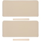 2pcs Mouse Mat Double-side Desk Mousepad Gaming Working Mousepad For Home Office