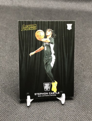 2024-25 Totally Certified Stephon Castle "ACTION PACKED" COLOR MATCH SSP RC #18 - Bild 1 von 17