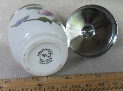 Vintage Royal Worcester Egg Coddler Floral Blumen Porzellan England - Bild 7 von 8