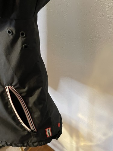 Hunter Original Tour Foldable Rain Coat Women Size Medium Blue/gray Sold Out! - Picture 4 of 14