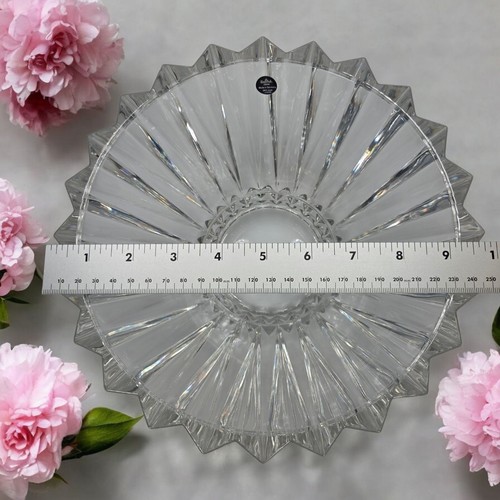Rosenthal Crystal Blossom Centerpiece Bowl w Orig Box 9.5" Dia New Old Stock - Picture 5 of 9