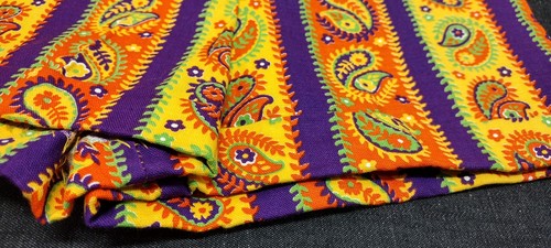 1970s Hot Pants Petite Jr Shorts Purple Paisley 70s Stones Wear World Of Fashion - Picture 16 of 16