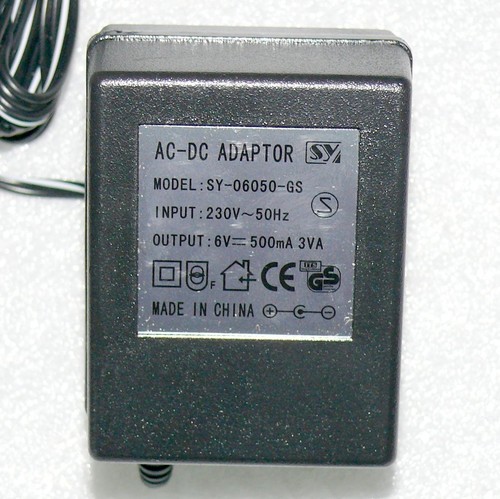 ORG Lextronix Weltempfänger Netzteil AC DC Adapter SY06050GS 6V 500mA 3VA 5,3mm - Bild 5 von 8