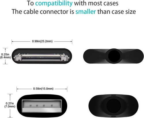 AGVEE 4ft 30 Pin Charger Cable Charging for Old iPod Touch 4 3 2 1 4ft, Red - Picture 3 of 7