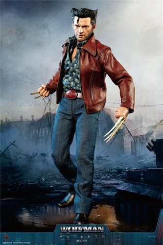 1/6 Scale Toy Woifman Mutants - Weathered Dark Brown Boots (Peg Type) - Picture 5 of 8