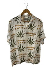 WACKO MARIA APHRODITEGANG EVERYDAYSMOKE PATTERN Aloha Shirt L Rayon WHT All over