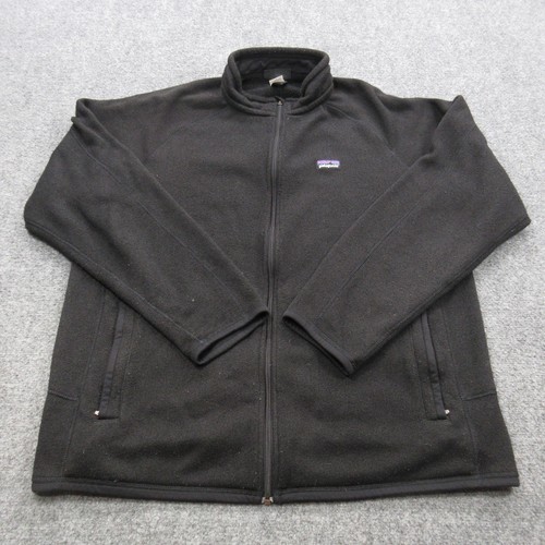 Patagonia Sweater Herren XL schwarz Full Zip Fleece Outdoor Jacke warm Schicht Flor