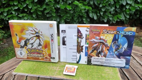 Nintendo 3DS Spiel Game 2016 Pokémon : Sonne + Spielanleitung --TOP--