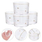 4pcs japanische Sake-Tasse Trinkbecher universeller hitzebeständiger Tee Tasse