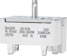 Frigidaire Kenmore Range Cooktop Infinite Burner Control Switch 316436001