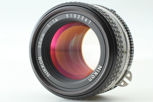 [N MINT w/ Hood] Nikon FA Black Film Camera Ai-s Ais 50mm f1.4 Lens From JAPAN - Picture 8 of 17