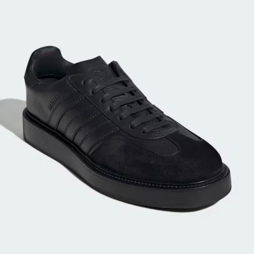ADIDAS MADE IN ITALY MEN'S 6 PREMIUM GAZELLE INDOOR BLACK LEATHER IH8642 - Picture 6 of 7