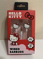 Hello Kitty - Wired Ear Buds - 3.5mm Aux Jack - Brand New