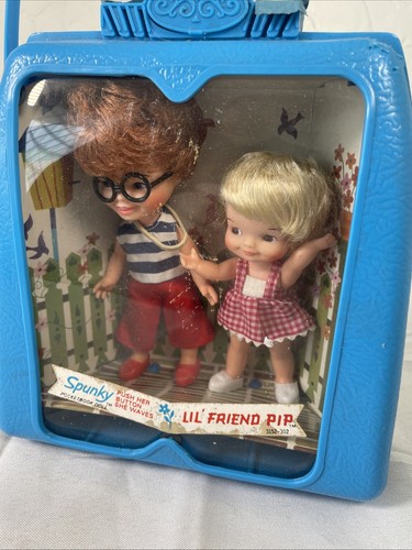 Vintage Remco 60er Jahre Taschenbuch Puppe Spunky & Lil' Friend Pip # 3152-302 - Bild 4 von 13