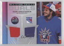 2023 Upper Deck SP Game Used All-Star Skills Dual Jerseys Igor Shesterkin 1os2