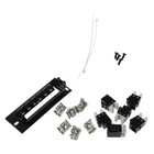 6-Port Panel Unshielded Panel for RJ45 Ethernet Cables