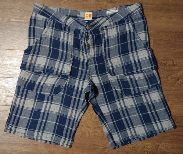 Men BOSS Orange Shorts Grey Blue 31 / M / 44