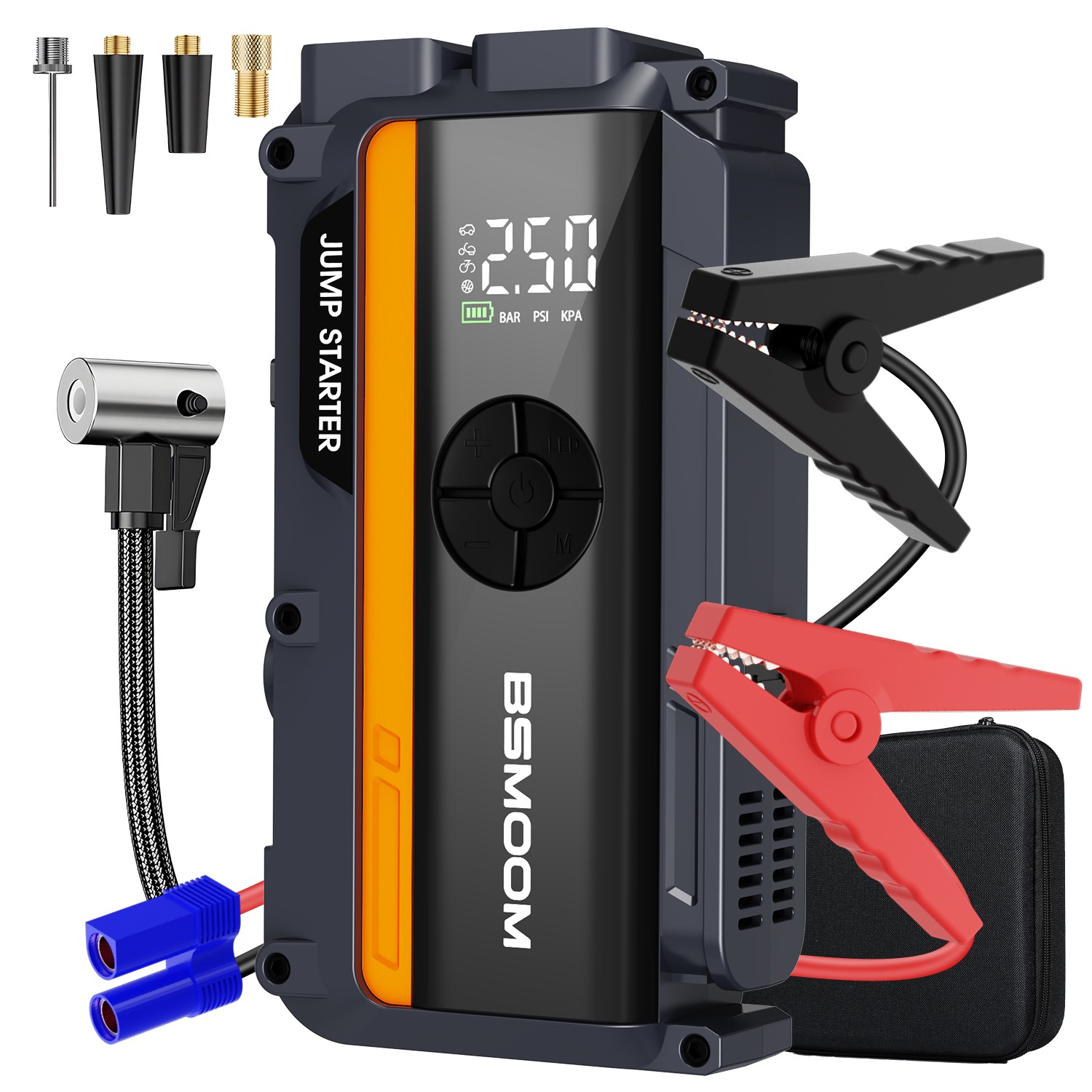7000A Starthilfe Powerbank mit 150PSI Kompressor Auto Starthilfe Powerbank DE