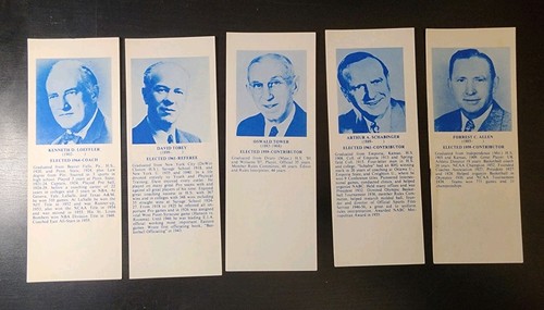 Lot of 30 Basketball Hall of Fame Bookmarks 1968–1974 Vintage Oddball Set - Picture 3 of 7