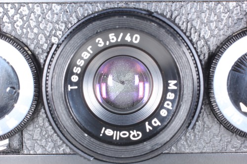 Meter Works [ Near MINT w/ Case ] Rollei 35 T Black 35mm Film Camera From JAPAN - Picture 4 of 18