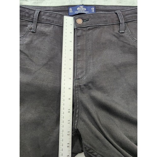 Hollister Curvy High Rise Distressed Jean Legging Size 21S W35 L26 Black Stretch - Picture 6 of 9