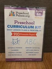The Ultimate Preschool Curriculum Kit on CD - Printable Workbooks Lesson Plan...