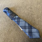 Tommy Hilfiger Boys Zipper Tie Blue Plaid