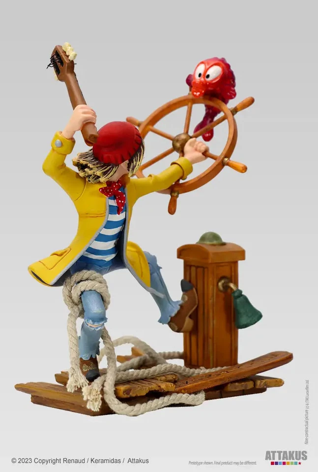 Figurine résine RENAUD - Dès que le vent soufflera… Version classique - Made - Photo 3/4