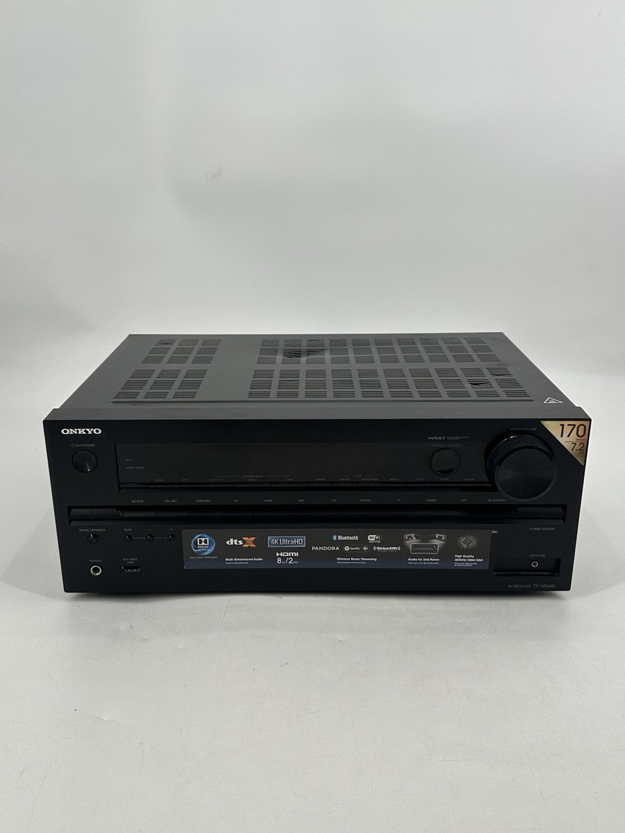ONKYO TX-NR626 ブラック Onkyo TX-NR626 7.2 Ch HDMI 4K WiFi Bluetooth Home Theater Receiver