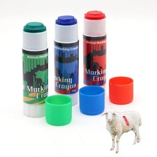 Livestock Marker Crayon,Livestock Maker for Pig,Cow,Goat(3 Red, Blue, Green 