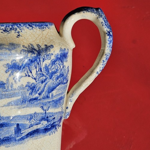 Humphrey's Clock 1800s Teapot White And Blue Antique Collectable - Picture 9 of 13