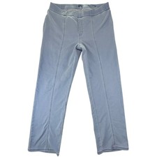 J. Jill Denim Slim Leg Ankle Pants Light Wash Blue Seamed Pull On Womens Medium