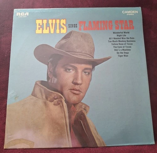 Elvis Singing Flamingo Star LP SEALED  PROMOTIONAL RECORD!