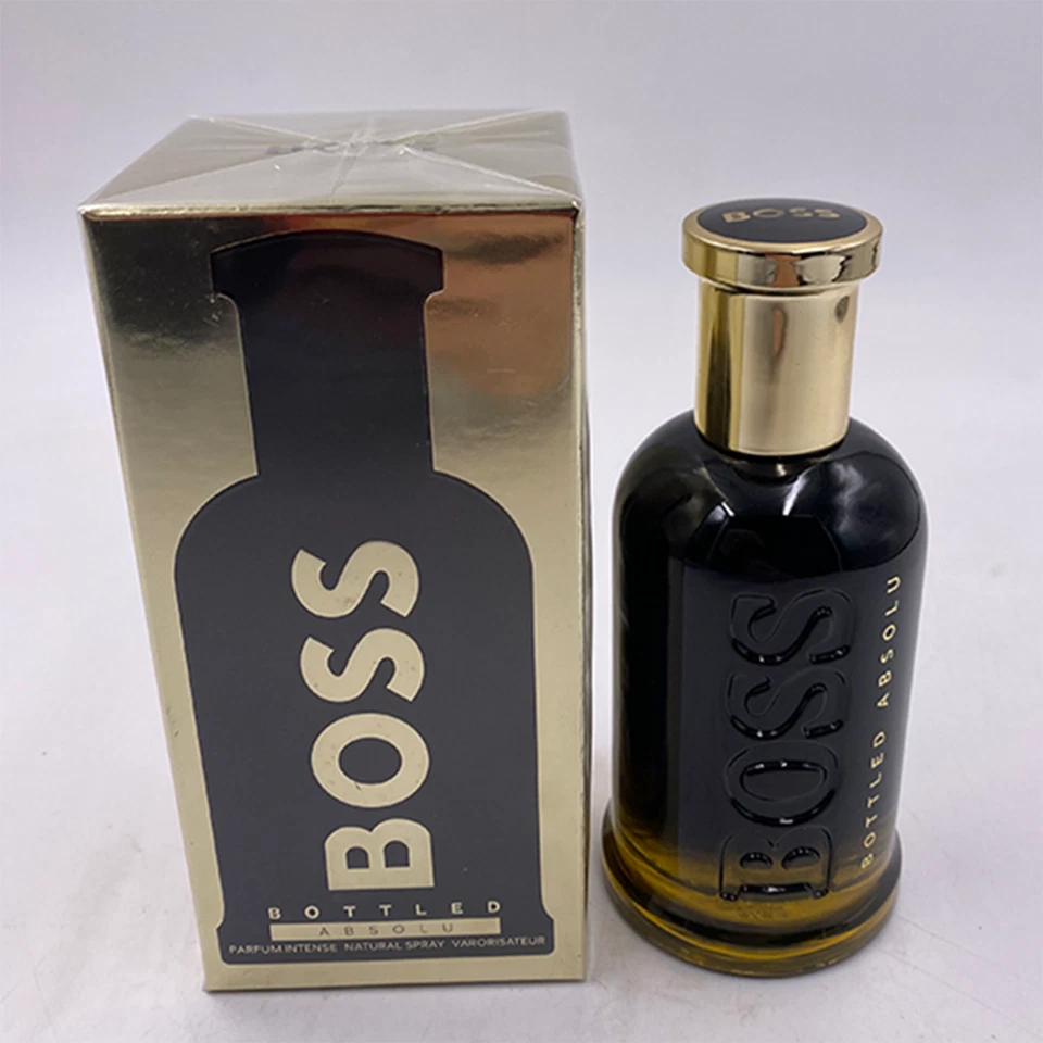 HUGO BOSS BOTTLED ABSOLU PARFUM INTENSIVE 3,3 oz 100 ml spray masculino novo na caixa - Imagem 2 de 4