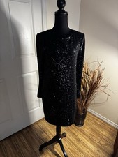 Express black sequin dress, Small.  