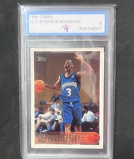 96 Topps Stephon Marbury Rookie #177 ABG 8 NMT-MINT – Timberwolves RC