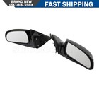Power Heated For 2006-2010 Hyundai Sonata Black Cover Side View Tow Mirrors Pair