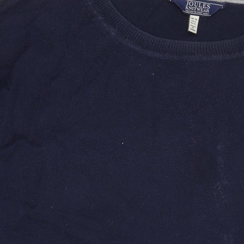 Joules Women’s Navy Blue Crew Neck Pullover Jumper Size 10 - Picture 11 of 12