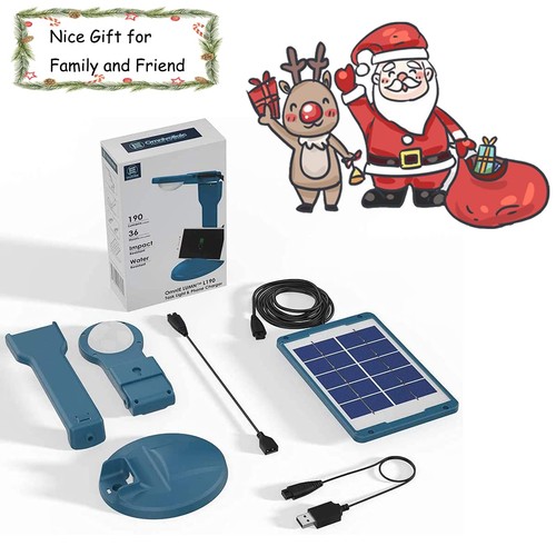 Solar Desk Lamp Light 190 Lumens Solar Table Light Solar Powered with USB Solar - Picture 7 of 7