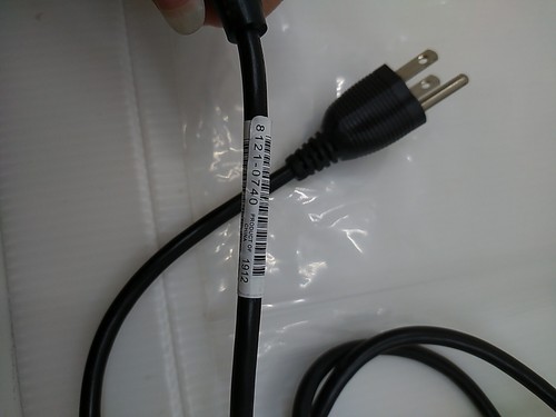 Set of 5 - 6FT Universal 3 Prong AC Power Cord Cable Black - 18AWG - 125V - Afbeelding 3 van 10